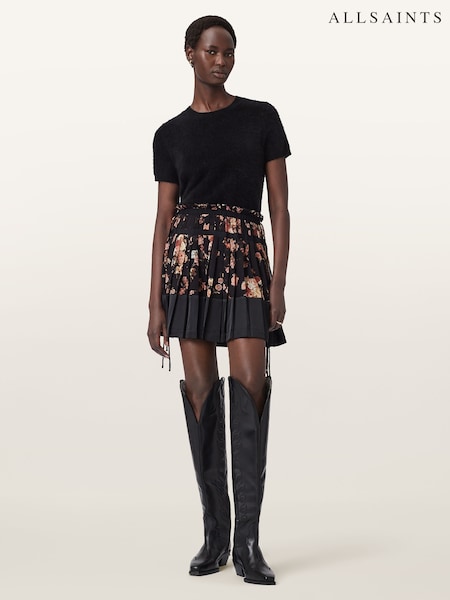 AllSaints Black Elara Skirt (H97377) | €197