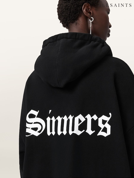 AllSaints Black Saint Etie Hoodie (H97385) | €171