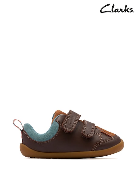 Clarks Brown Pre Walker Eden Toddler Shoes (H97511) | €40