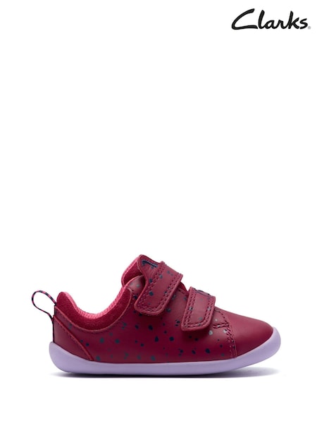 Clarks Red Pre Walker Wish Toddler Shoes (H97522) | €40
