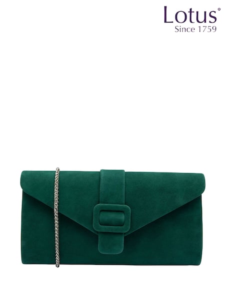 Lotus Green Clutch Bag with Chain (H97549) | €102