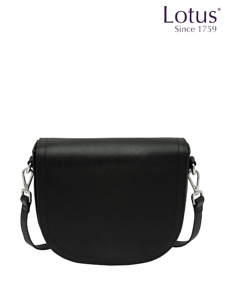 Lotus Black Leather Saddle Bag (H97570) | €79