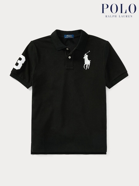 Polo Ralph Lauren Black Pony Player Pique Polo Shirt (H97616) | R$ 740 - R$ 890