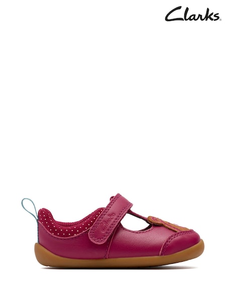 Clarks Red Pre Walker Hope Toddler Shoes (H97649) | €40