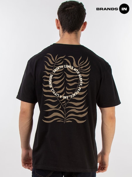Brands In Black Growth Warmth Graphic Print T-Shirt (H97663) | €37