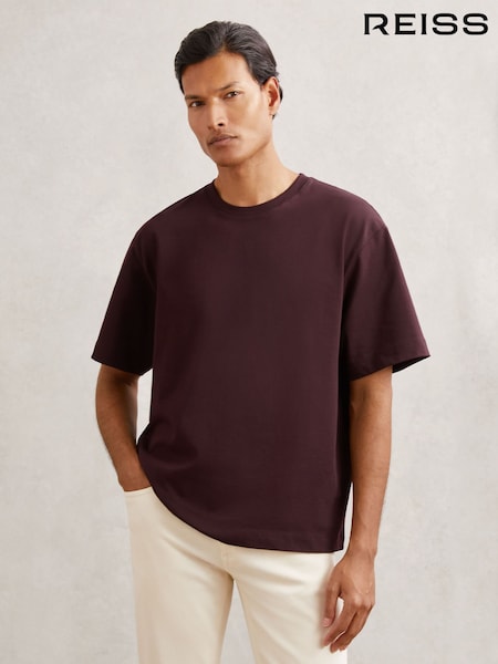Reiss Bordeaux Tate T-Shirt (H97775) | €73