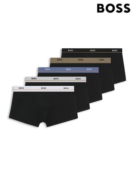 BOSS Black Essential Logo Boxers Trunks 5 Pack (H97883) | €91