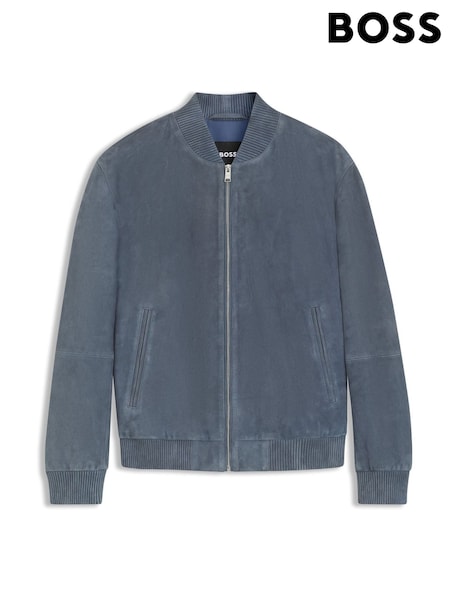 BOSS Blue Muller Regular-Fit Suede Jacket (H97975) | €867