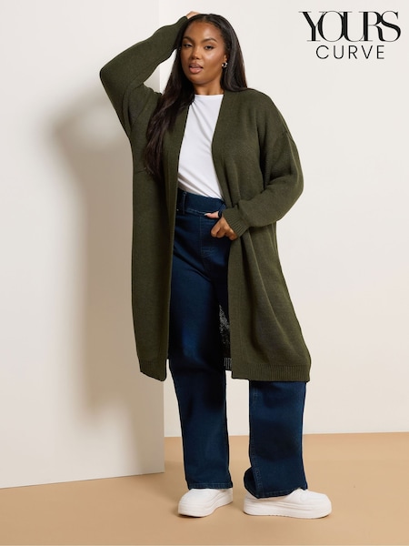 Verde - Yours Curve Midi Cardigan (H98000) | R$ 315