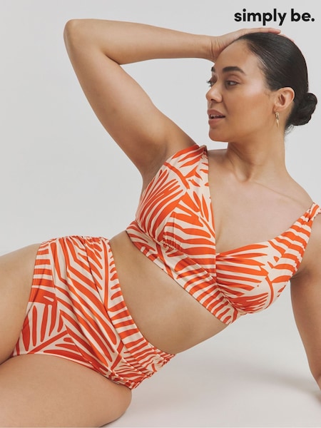 Simply Be Orange Magisculpt Lose Up To An Inch High Waist Bikini Briefs (H98386) | €40