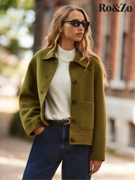 Ro&Zo Wool Blend Double Faced Jacket (H98511) | R$ 1.470