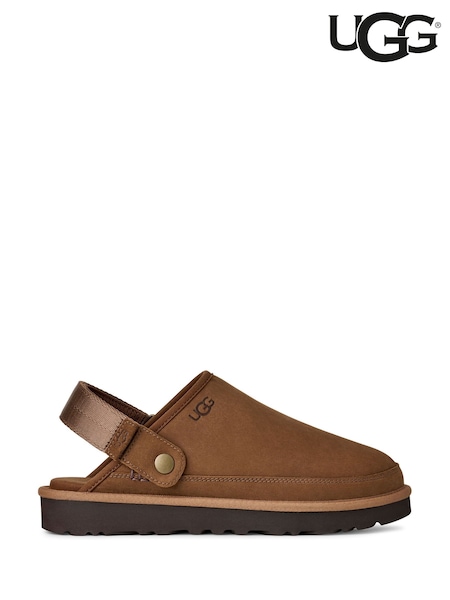 UGG Brown Goldencoast Nubuck Sandals (H98739) | 870 SAR