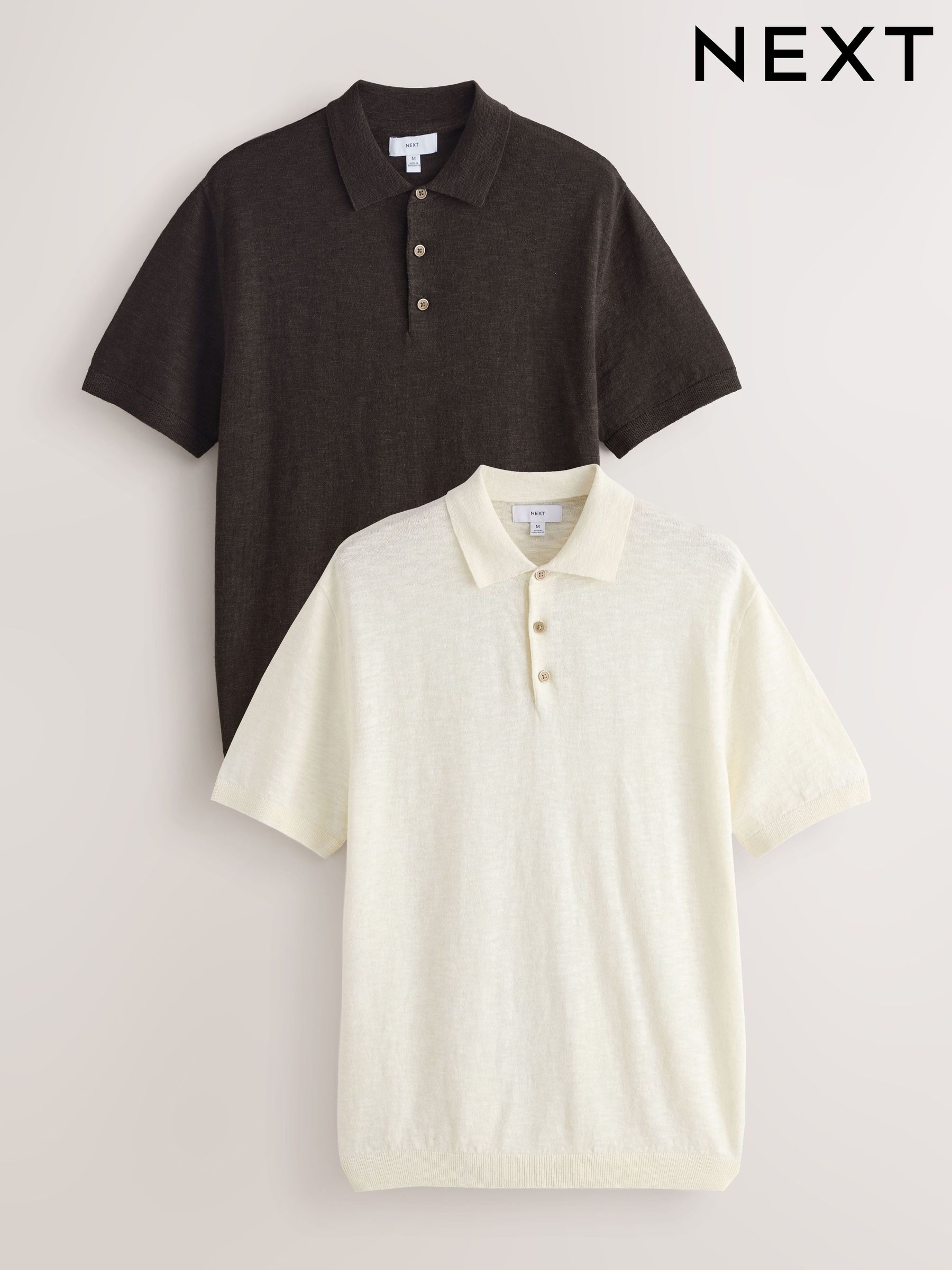 Knitted Polo Shirts for Men | Knitted Polos | Next USA