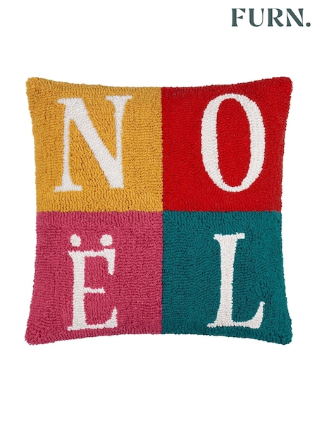 Furn Multicolour Noelle Loop Tufted Cushion (H99169) | €37