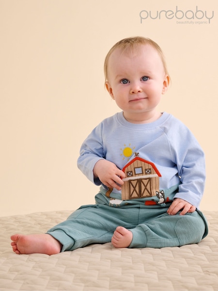 Purebaby Blue Farm Life T-Shirt (H99249) | €26