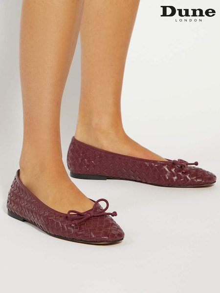 Dune London Heat Woven Ballerina Flat Shoes (H99343) | R$ 780
