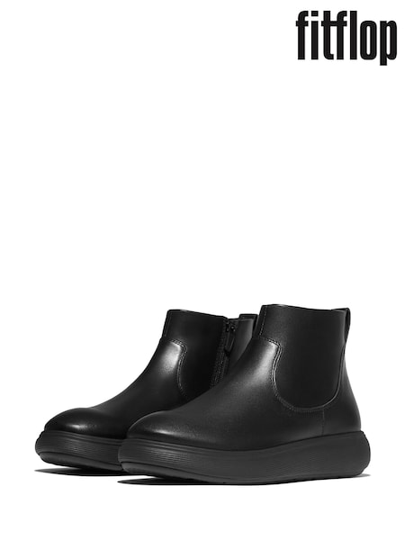 FitFlop IQ-Comff Ankle Black Boots (H99678) | €159