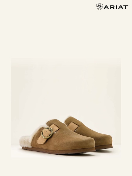 Ariat Ariat Sherpa Country Brown Slipper (H99695) | ‏520 ر.ق.