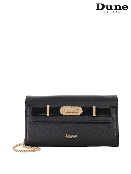 Dune London Black Showmance Belted Phone Cross-Body Bag (H99881) | €131