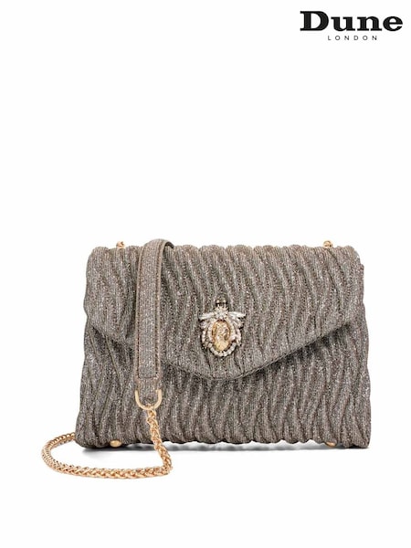 Dune London Brown Darling Bug Quilt Shoulder Bag (H99882) | €209