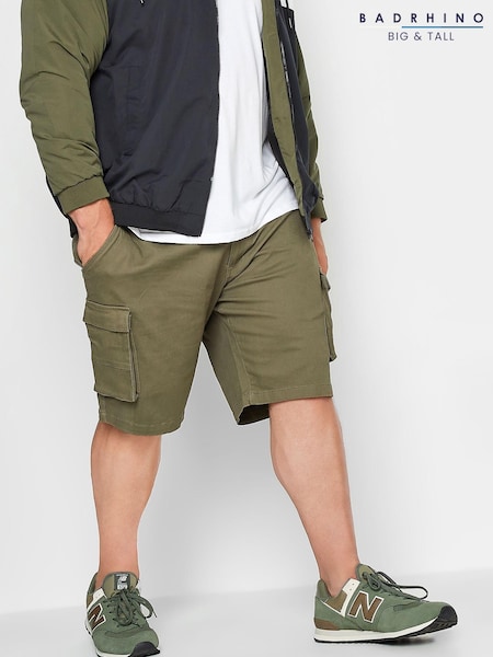 BadRhino Big & Tall Green Stretch Cargo Shorts (K00871) | €18