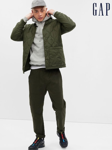 Gap Green Quilted Bomber Jacket (K00992) | €44