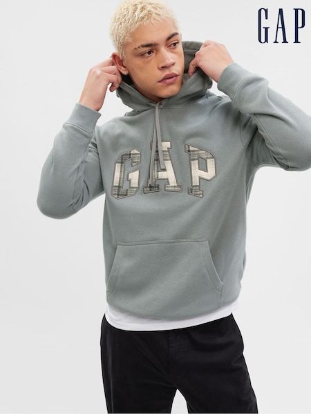 Gap Grey Logo Fleece Hoodie (K00998) | €12.50