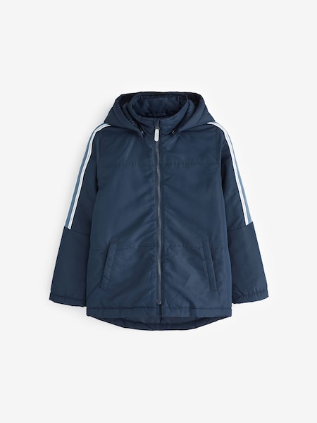 Name It Navy Zip Up Printed Raincoat (K01248) | €24