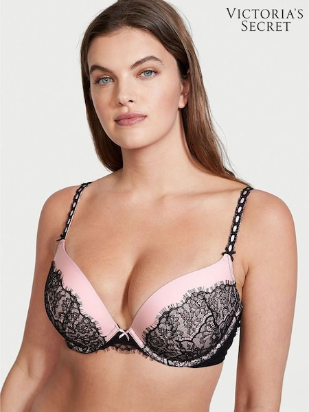 Victoria's Secret Black Padded Lace Push Up Bra (K04951) | €25