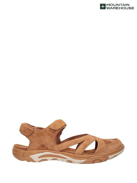 Mountain Warehouse Brown Sussex Womens Covered Sandals (K06954) | €38