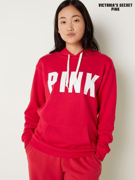 Victoria's Secret PINK Pepper Red Logo Lounge Zip Up Sweatshirt (K07981) | €20.50