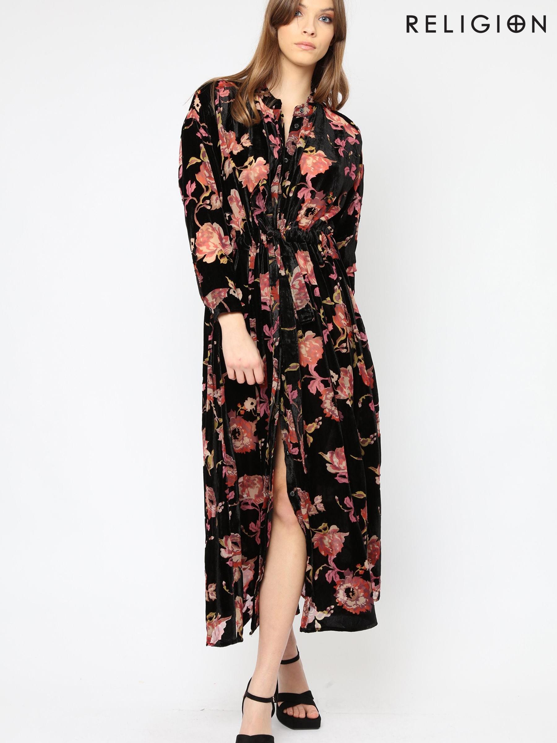Women s Religion Shirt Dress Maxi Floral Dresses Next Luxembourg