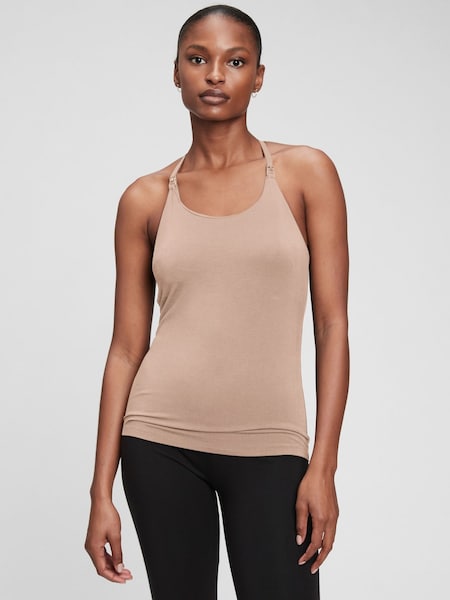 Gap Beige Maternity Nursing Halterneck Cami Top (K12429) | €11.50