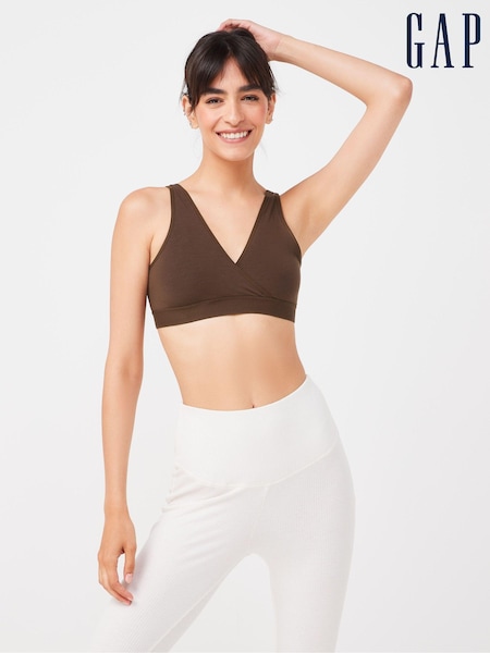 Gap Brown Maternity Nursing Lounge Bralette (K12439) | €7