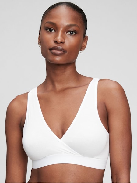 Gap White Maternity Nursing Lounge Bralette (K12441) | €5