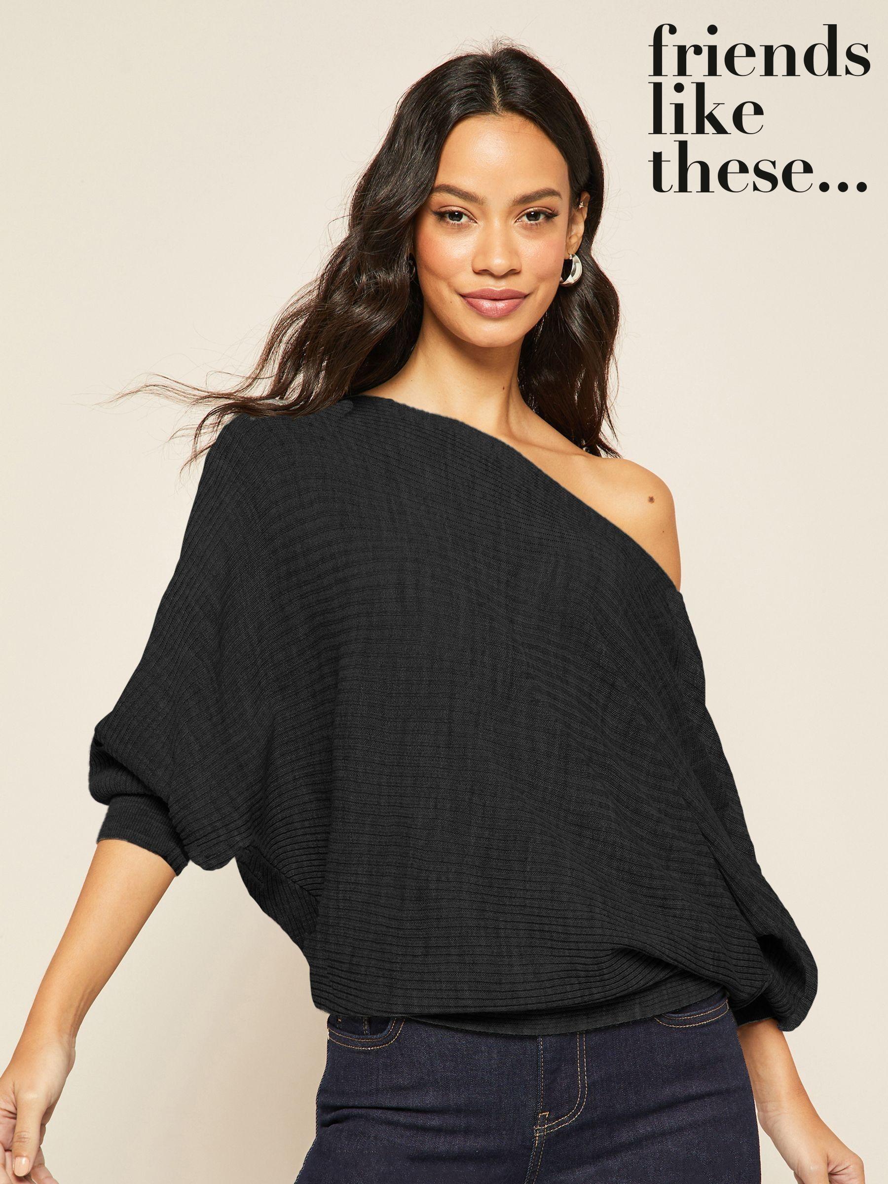 Oversized bardot jumper deals