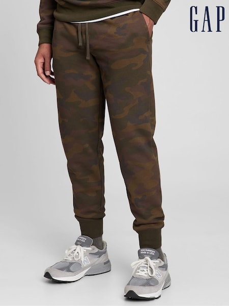 Gap Brown Camo Logo Fleece Joggers (K14733) | €11.50