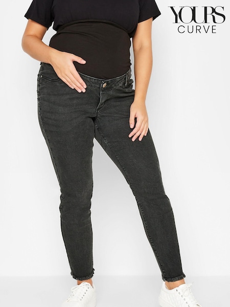 Yours Curve Black Maternity Push Up AVA Jean (K15589) | €23