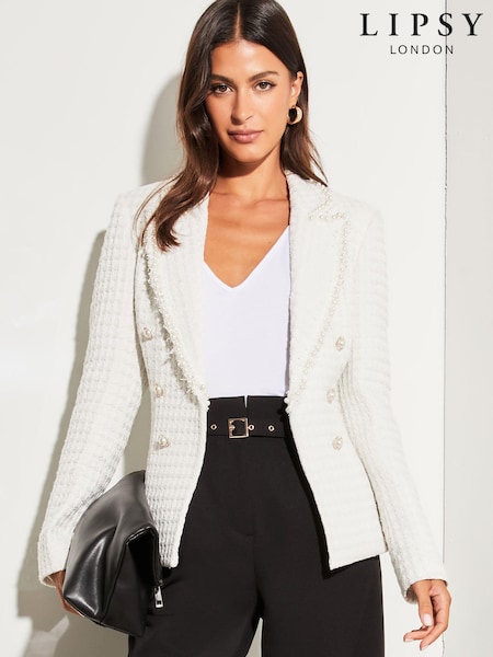 Lipsy Ivory White Blazer (K16300) | €57