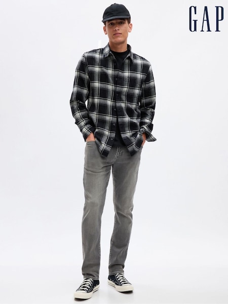 Gap Grey Wash Slim Fit Comfort Stretch Soft Jeans (K17007) | €71