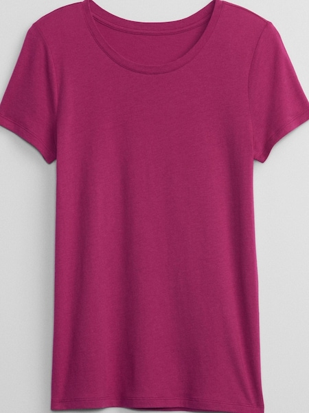 Gap Dark Pink Favourite Short Sleeve Crew Neck T-Shirt (K17443) | €7