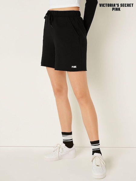 Victoria's Secret PINK Pure Black Fleece Lounge High Waist Short (K17518) | €17