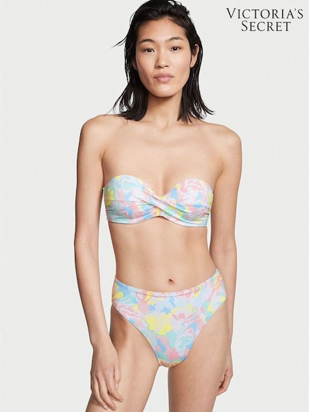 Victoria's Secret Camo Floral Blue High Waisted Bikini Bottom (K17523) | €5.50