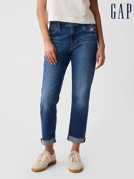 modra - Gap Mid Rise Slim Fit Ankle Length Girlfriend Jeans (K19728) | € 79
