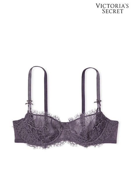 Victoria's Secret Tornado Grey Unlined Balcony Lightly Lined Lace Demi Bra (K21162) | €27