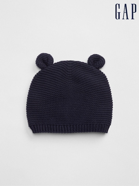Azul marino - Gap Brannan Bear Soft Knit Beanie Hat (Newborn-24mths) (K21238) | 17 €