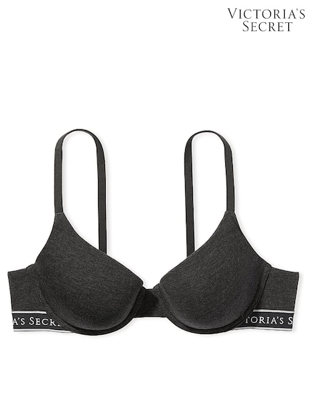 Victoria's Secret Charcoal Heather Grey Demi Lightly Lined Bra (K22614) | €40