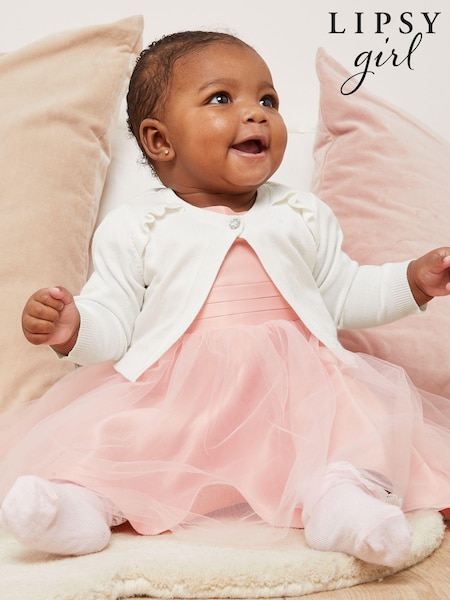 Lipsy Ivory Occasion Bolero (0mths-6yrs) (K24242) | €10 - €11.50