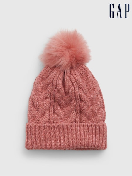Rosa - Gap Kids Cable-Knit Pom Beanie (K25978) | 9 €