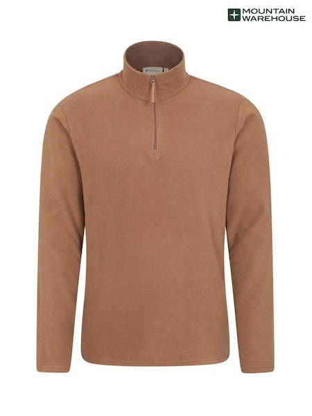 Mountain Warehouse Brown Camber Half-Zip Fleece - Mens (K26165) | €16